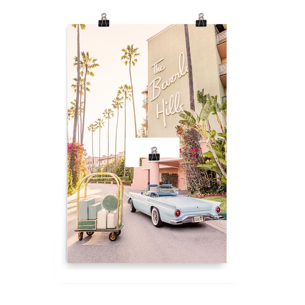 The Beverly Hills Retro Vintage Poster