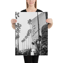The Beverly Hills Black & White Poster