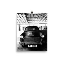 Vintage Classic Car in Black and White